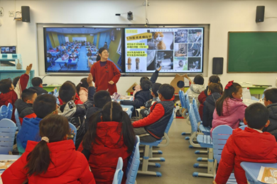 我的动物朋友 ——记园区二实小与八滩镇中心小学开展城乡结对互动课堂活动